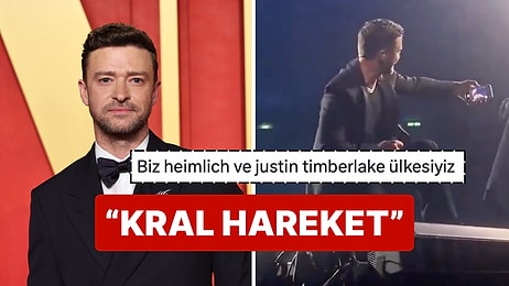 Şarkısını Yarıda Kesip Türk Hayranıyla Fotoğraf Çekilen Justin Timberlake'in Konser Görüntüleri Gündem Oldu!