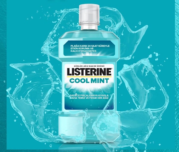 15. Listerine Cool Mint Ağız Bakım Suyu Plak Oluşumu İle Savaşan Anti-bakteriyel Ağız Bakım Formülü 250 ml