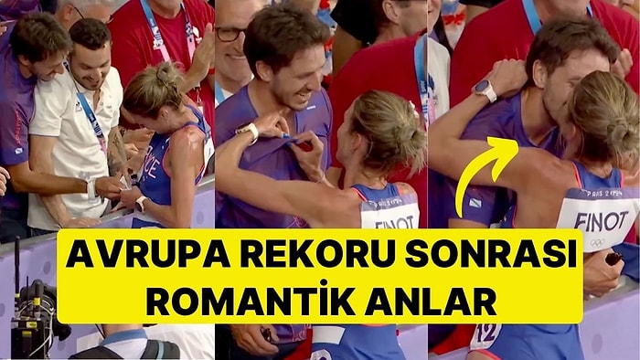 Avrupa Rekoru Sonrası Romantik Anlari: Fransız Atlet Alice Finot, Erkek Arkadaşına Evlilik Teklifi Etti