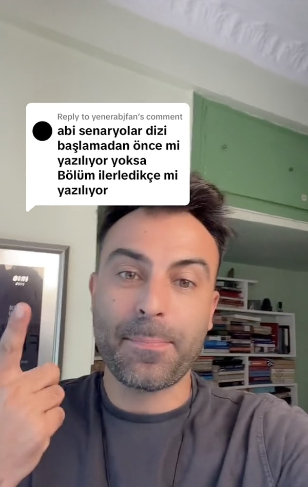 TikTok fenomeni set çalışanı Yener Yalçın, kendisine yöneltilen "Dizi senaryoları nasıl yazılıyor?" sorusunu yanıtlayarak izleyicileri resmen aydınlattı.