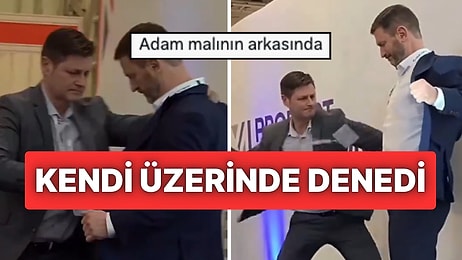 Çelik Zırh Üreten Bir Şirketin CEO'su Ürünü Kendi Üzerinde Denedi!