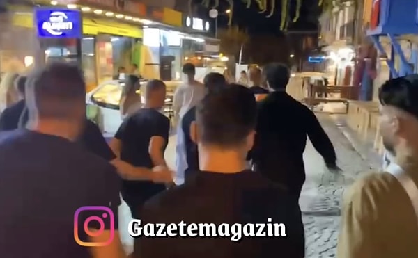 Korumlarından biri önce muhabirleri tersledi, sonra Özcan Deniz muhabirlere durmayacağını söylese de birkaç soruya cevap verdi. Asıl enteresan olay ise Gazete Magazin muhabiri "ikinci çocuk" sorusunu sorunca yaşandı... Özcan Deniz, korumalarıyla beraber senkronize bir şekilde depar atarak koşmaya başladı!