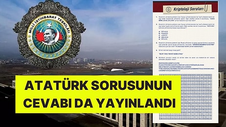 MİT'in Kriptoloji Sorularının Şifreleri Yayınlandı: "Vatan İçin Her An Her Yerde" Mesajı Öne Çıktı