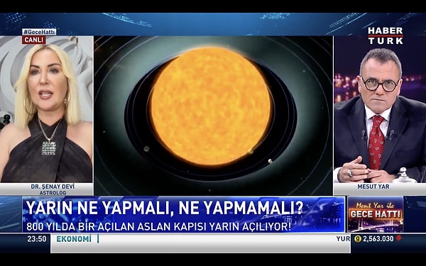 Habertürk TV'de Mesut Yar'ın konuğu olan Astrolog Dr. Şenay Devi, herkesin gizemini merak ettiği bu günü yorumladı.