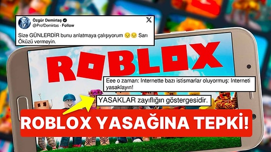 Roblox Yasağına Ünlü Ekonomist Özgür Demirtaş'tan Sert Tepki 'Anamız Değilsin, Babamız Değilsin'