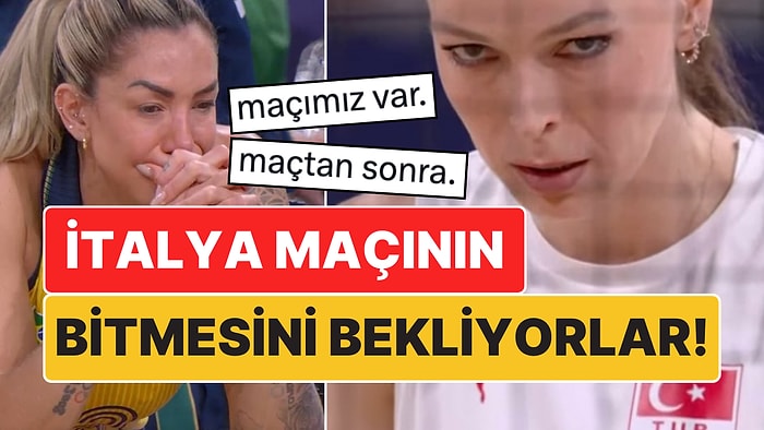 ABD Maçını Kaybeden Brezilya'da Thaisa'nın Gözyaşlarına Yorum Yapmak İçin İtalya Maçını Bekliyorlar!