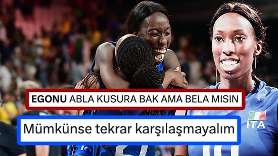 Türkiye İtalya Voleybol Maçına Damga Vuran Egonu’nun Performansı Sosyal Medyayı Salladı