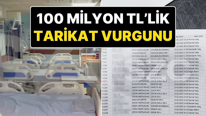 Hastası Olmayan Tarikat Hastanesi Sahte Hastalarla 100 milyon TL’lik Vurgun Yapmış!