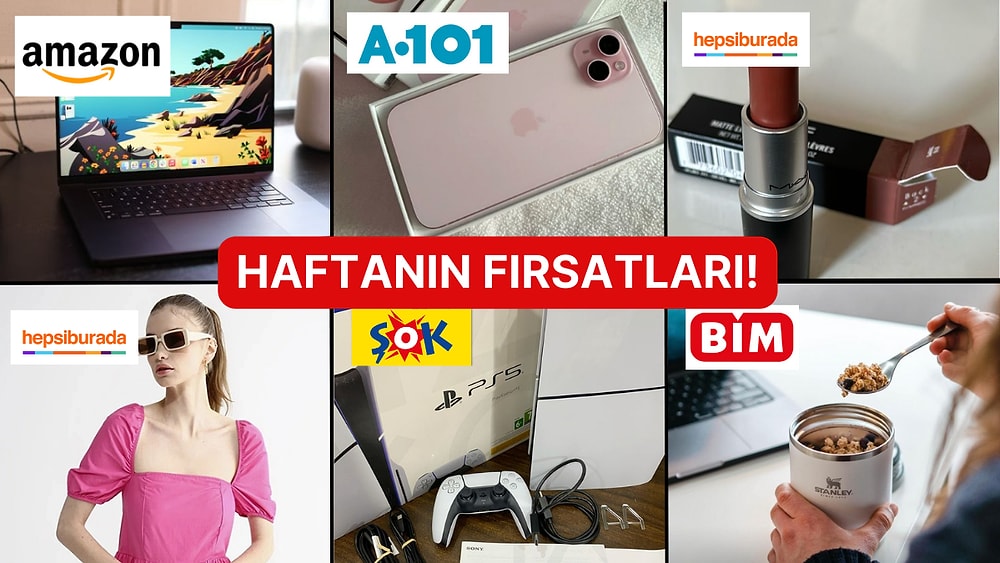 Haftanın Tüm İndirimleri Burada! Hepsiburada'dan Amazon'a Dikkat Çeken İndirimler ve Aktüel Katalogları