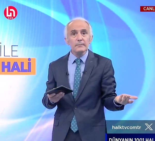 Gazeteci Emin Çapa, Halk TV’deki programında enflasyon sebebiyle adeta “çıldırdı.”