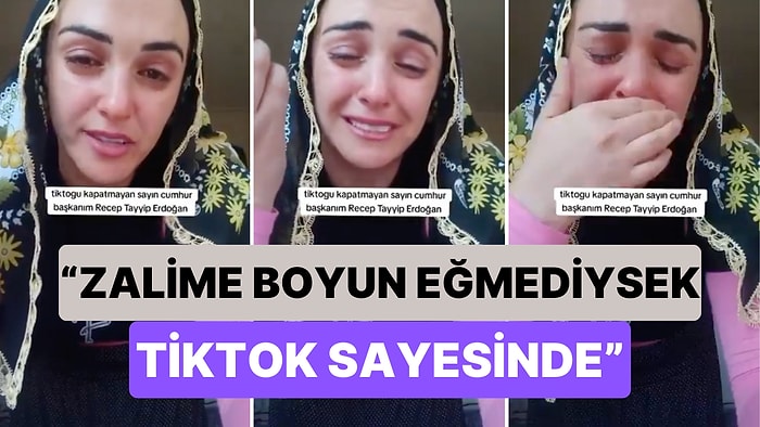 Instagram'dan Sonra TikTok'un da Kapanacağını Duyan Bir Kadın Ağlayarak Cumhurbaşkanına Yalvardı