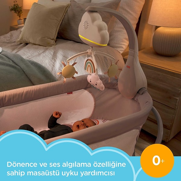 9. Fisher-Price Mutlu Gökyüzü Dönence, 0+, HBP40