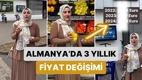 Almanya'da Yaşayan Bir Gurbetçi 3 Yıl Üst Üste Aynı Marketten Aynı Ürünleri Alarak Fiyatları Karşılaştırdı