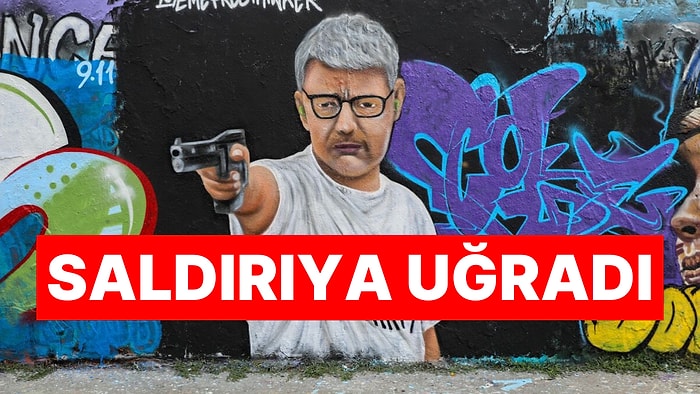 Pozuyla Gündem Olan Yusuf Dikeç'in Almanya'daki Grafitisine Yazılarla Zarar Verildi!