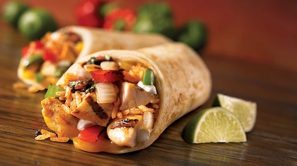 8. Chicken Burrito