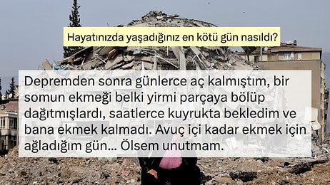 Hayatlarında Yaşadıkları En Kötü Günleri Anlatarak Ciğerimizi Yakan X Kullanıcıları