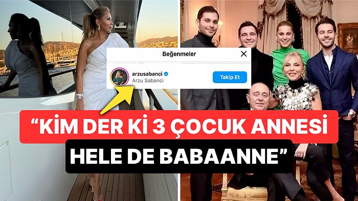 Hem Hande Hem Nazlı Kıskanacak: Babaanne Olduğuna Zor İnandığımız Arzu Sabancı'nın Zarafetine Yorum Yağdı