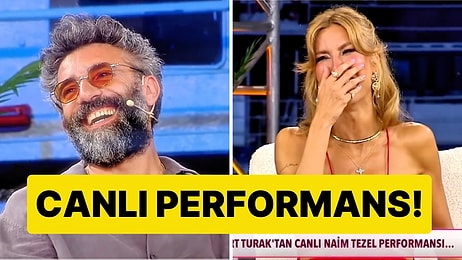 Kızıl Goncalar'ın Naim'i Mert Turak'ın Çağla Şıkel'in Programında Aniden Role Girdiği Anlar!