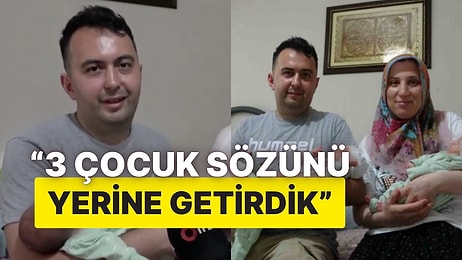 Üçüz Bebekleri Olan Çift: “Cumhurbaşkanımızın 3 Çocuk Sözünü Tek Seferde Yerine Getirdik Yardım Bekliyoruz"