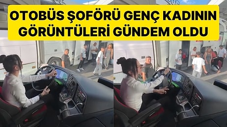 Otobüs Şoförü Genç Kadının Meraklı Bakışlar Arasında Terminalden Ayrıldığı Anlar Sosyal Medyada Gündem Oldu