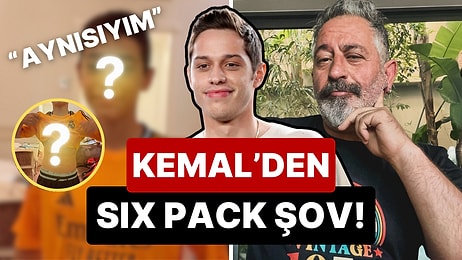 Son Noktayı Kemal Koydu: Pete Davidson'a Benzediğini Anlatan Cem Yılmaz'ın Oğlundan Six Pack Şov!