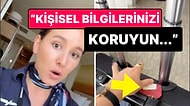 Kabin Memuru, Güvenlik Önlemi Olarak Valizin Üzerindeki Etiket Hakkında Tüm Yolcuları Uyardı
