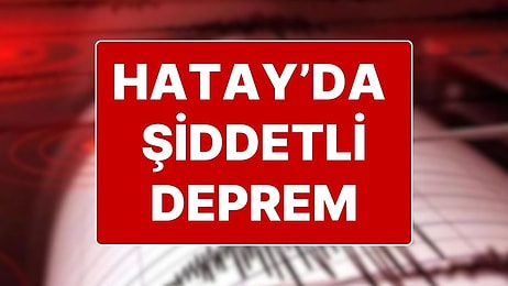 AFAD Depremi Duyurdu: Suriye'de 5.2 Büyüklüğünde Deprem Oldu, Hatay'da Hissedildi