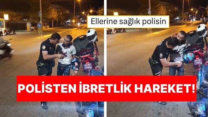 Egzoz Sesi Yüzünden Polislerin Durdurduğu Motorcuya Ders Çıkarması İçin Egzoz Sesi Dinletildi