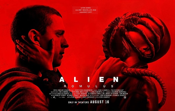 İşte yine dehşet verici bir şovla karşınızdayız. Fede Álvarez'in yönetmen koltuğunda oturduğu ve başrollerinde Cailee Spaeny ile Isabela Merced'in oynadığı 'Alien: Romulus' filmi bu hafta dünya çapında vizyona girmeye başladı.