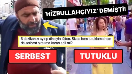 'Kafalarını Keseriz' Diyen Şahıs Serbest Bırakılırken Sokak Röportajı Veren Kadının Tutuklanması Tepki Çekti