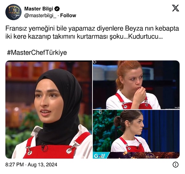 Sonrasında ise X'de kullanıcılar "Kapak olsun" minvalinde paylaşımlar yaparak Beyza'ya destek verdiler.