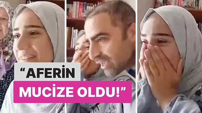 Hayalin Kurduğu Hukuk Fakültesini Kazanan Öğrenci ve Ailesi Böyle Sevindi!