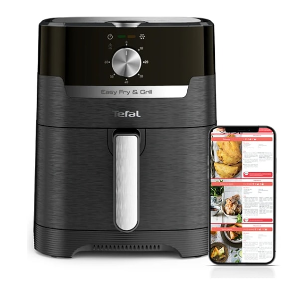 7. Tefal EY5018 Easy Fry & Grill Classic Yağsız Fritöz Airfryer 4,2 Litre Kapasite Hava ile Kızartma & Izgara - 1510002076