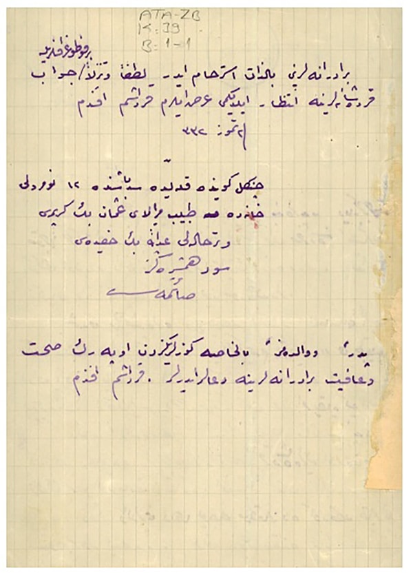 Atatürk'ün hayatına ilişkin yerli ve yabancı araştırmacılar tarafından çok sayıda çalışma yapıldı. Bu çalışmalar, Mustafa Kemal Paşa'nın annesi Zübeyde Hanım, kız kardeşi Makbule Hanım'ın ve yakın tanıkların anlatımları ve belgelere dayandı. Makalede bu çalışmalardan farklı olarak, Mustafa Kemal Paşa'nın 2. Ordu'ya bağlı 16. Kolordu Komutanı olarak Diyarbakır Silvan'da bulunduğu bir sırada İstanbul Çengelköy'den, "Süt Hemşireniz Saime" imzasıyla gönderilen 15 Temmuz 1916 tarihli bir mektup aldığı ve bu mektuba, 26 Ekim 1916'da "Hemşirem Hanımefendi" hitabıyla başlayan bir mektupla yanıt verdiği belgelendi.