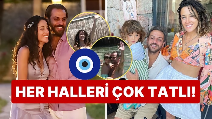 Çak Bi' Selam: Erkan Kolçak Köstendil ve Cansu Tosun Oğulları Marsel'le Deniz Keyfi Yaparken Görüntülendi