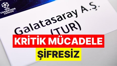 Galatasaray'ın Şampiyonlar Ligi Play-Off Turundaki Young Boys Maçları TRT'den Yayınlanacak!