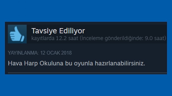 Siz yine de böyle yapmayın deriz.