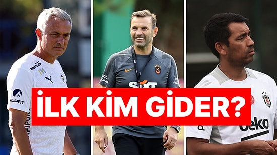 Süper Lig'de Görevini Bırakma İhtimali En Yüksek Teknik Direktörü Seçiyoruz!