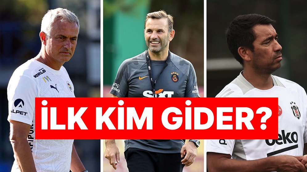 Süper Lig'de Görevini Bırakma İhtimali En Yüksek Teknik Direktörü Seçiyoruz!