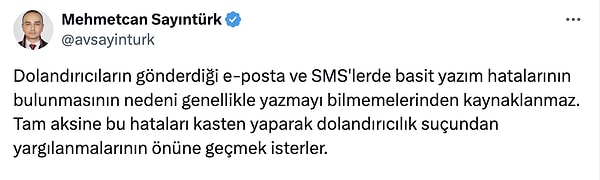 Avukat Mehmetcan Sayıntürk'e göre bunun nedeni kanunlarda bulunan bir boşluk.