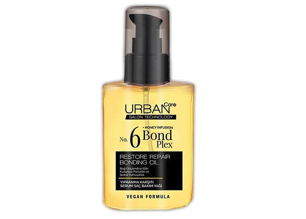 URBAN Care No.6 Bond Plex Yıpranma Karşıtı Saç Bakım Yağı 75ml- Vegan