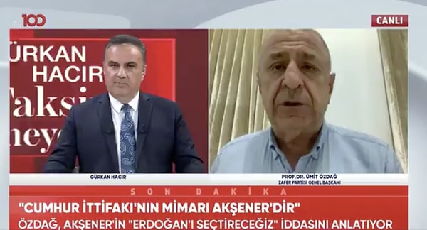 Ümit Özdağ, katıldığı bir canlı yayında geçtiğimiz seçimde Millet İttifakı'nıda olan Meral Akşener ile ilgili konuştu.