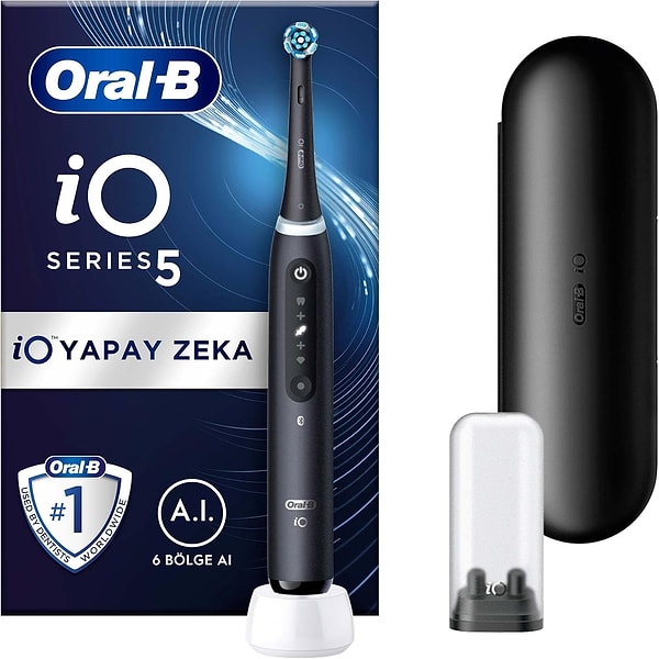 Oral-B iO5 Şarjlı Diş Fırçası Siyah