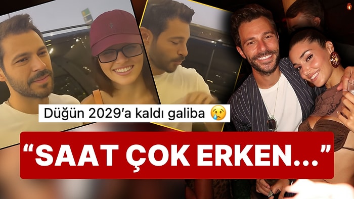 Hande Erçel'le Tatile Çıkmak İçin Soluğu Havaalanında Alan Hakan Sabancı'dan Evlilik Sorularına Saat Bahanesi!