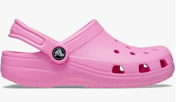 12. Crocs Classic Clog K/T Pembe Terlik Unisex Çocuk