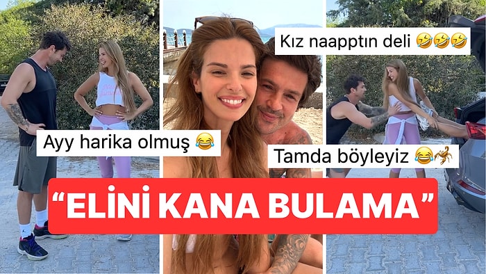 Tam Bir Akrep Kadını: Larissa Gacemer'in Eşi Burak Gacemer'le Çektiği Kıskançlık Videosu Büyük Güldürdü