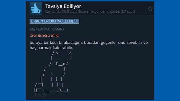 Kedisiz esnaf dükkanı da ne bileyim zaten...