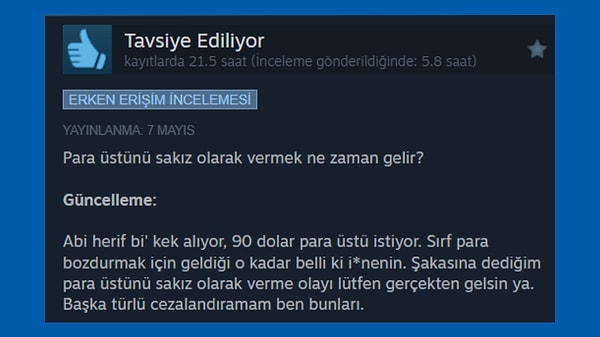 Para üstü yerine sakız alma meselesini evrenselleştireceğiz!