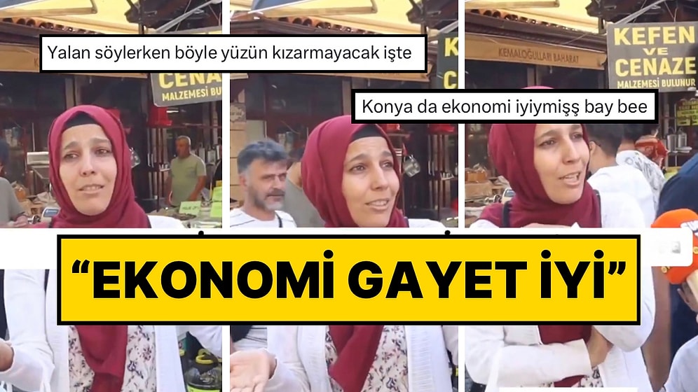 Sokak Röportajında Konuşan Kadının “Ekonomi Gayet İyi” Sözleri Tepki Topladı