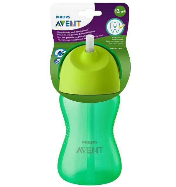 10. Philips Avent SCF798/01 Desenli Pipetli Bardak (300 ml, Yeşil)